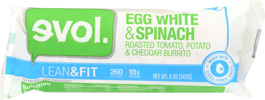 EVOL: Egg White and Spinach Burrito, 5 oz - Vending Business Solutions
