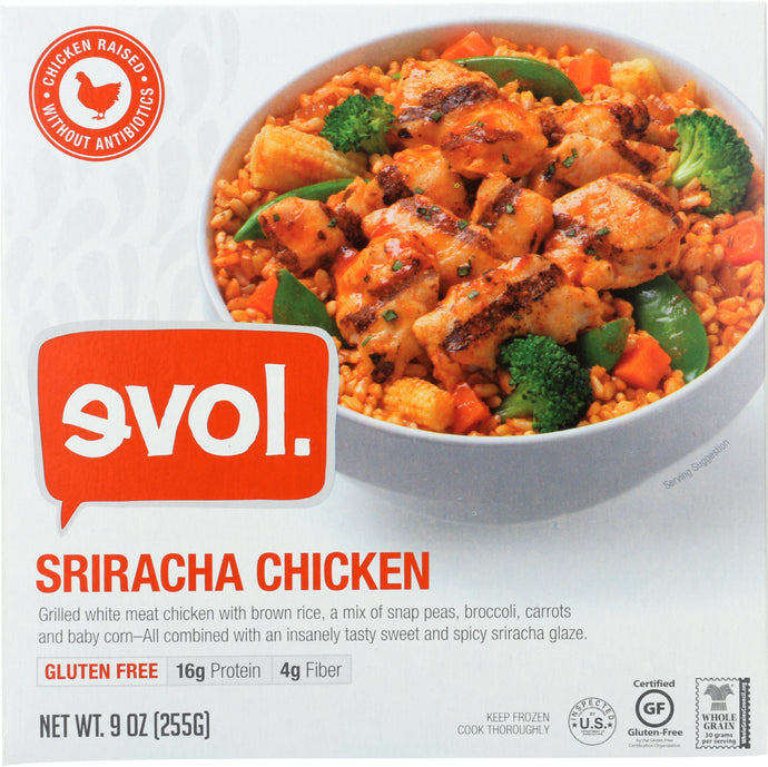 EVOL: Sriracha Chicken, 9 oz - Vending Business Solutions
