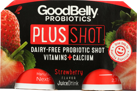 GOOD BELLY: Plus Shot Strawberry Juice, 2.70 oz - Vending Business Solutions