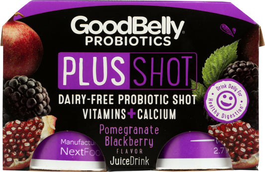 GOOD BELLY: Plus Shot Pomegranate Blackberry Juice, 10.8 oz - Vending Business Solutions