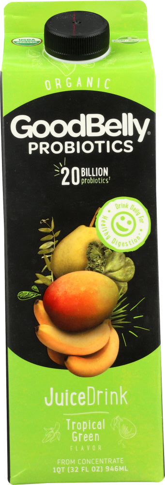 GOOD BELLY: Tropical Green Juice, 32 oz - Vending Business Solutions