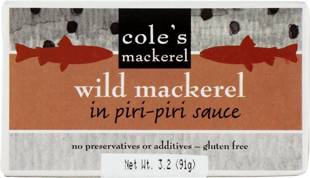 COLES: Mackerel Piripiri, 3.2 oz - Vending Business Solutions