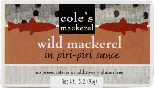 COLES: Mackerel Piripiri, 3.2 oz - Vending Business Solutions