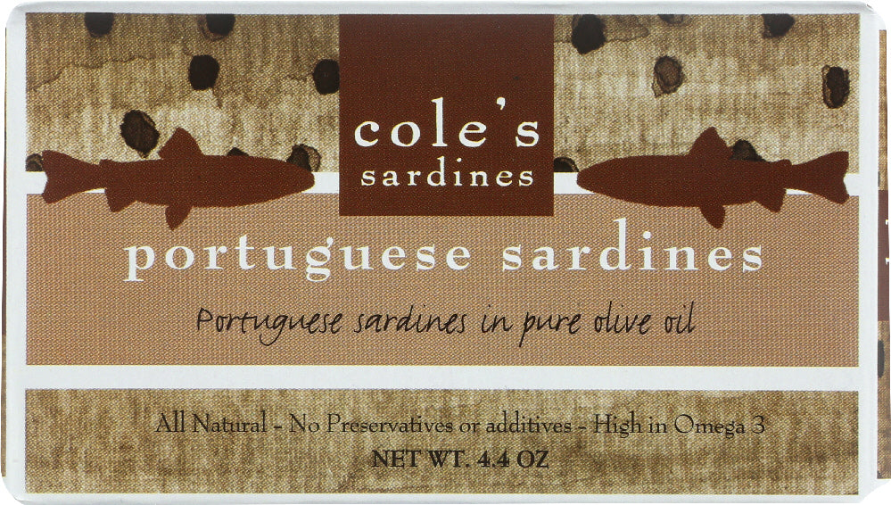 COLES: Sardines Olive Oil, 4.4 oz - Vending Business Solutions