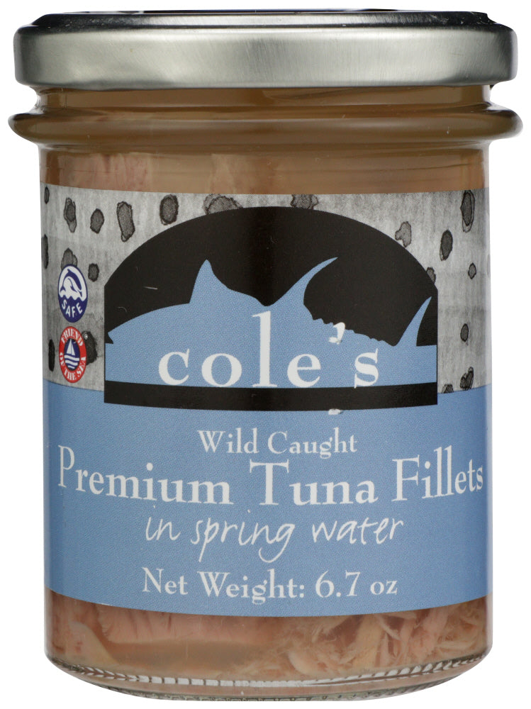 COLES: Tuna Fillets Spring Water Glass, 6.7 oz - Vending Business Solutions