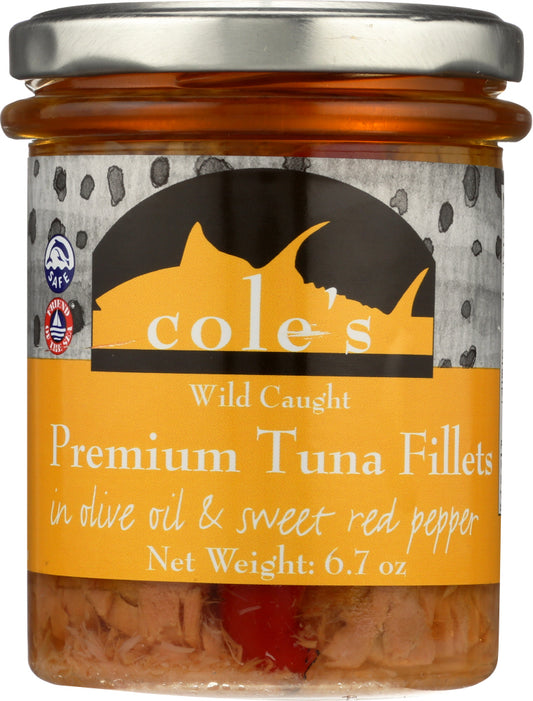 COLES: Tuna Olive Oil With Red Pepper, 6.7 oz - Vending Business Solutions