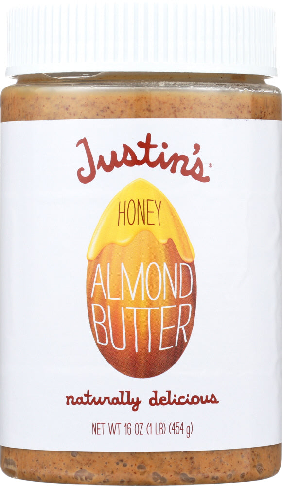 JUSTIN'S: Nut Butter Honey Almond Butter, 16 oz - Vending Business Solutions