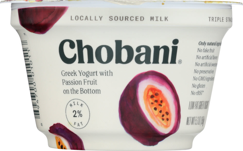 CHOBANI: Greek Yogurt Passion Fruit, 5.30 oz - Vending Business Solutions