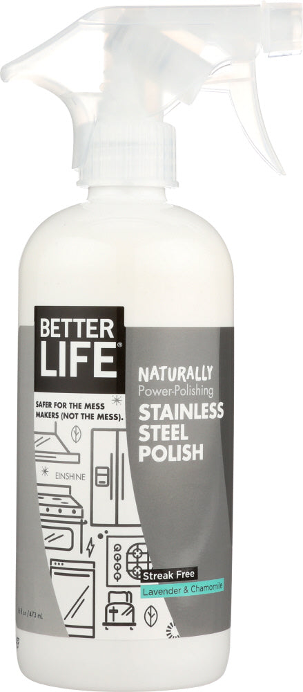BETTER LIFE: Cleaner Polish Stainless Steel Einshine, 16 oz - Vending Business Solutions