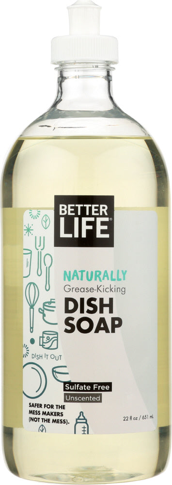 BETTER LIFE: Dish Soap Unscented Dish It, 22 oz - Vending Business Solutions