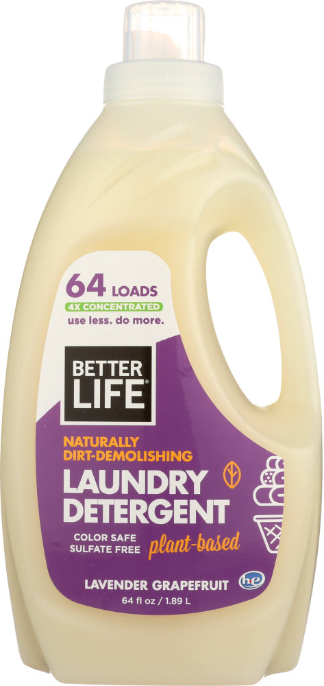 BETTER LIFE: Detergent Laundry Lavender Grapefruit, 64 oz - Vending Business Solutions
