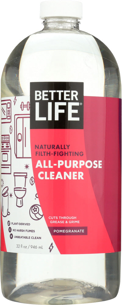BETTER LIFE: Pomegranate All Purpose Cleaner, 32 oz - Vending Business Solutions