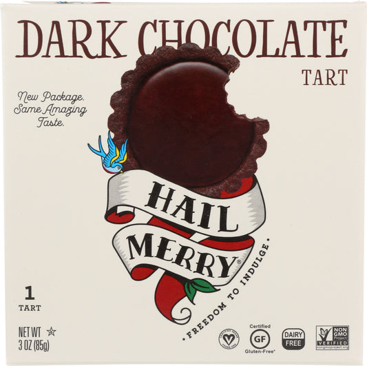 HAIL MERRY: Miracle Tart Gluten Free Chocolate, 3 oz - Vending Business Solutions