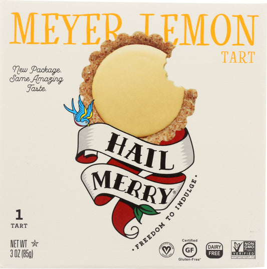 HAIL MERRY: Meyer Lemon Miracle Tart, 3 oz - Vending Business Solutions