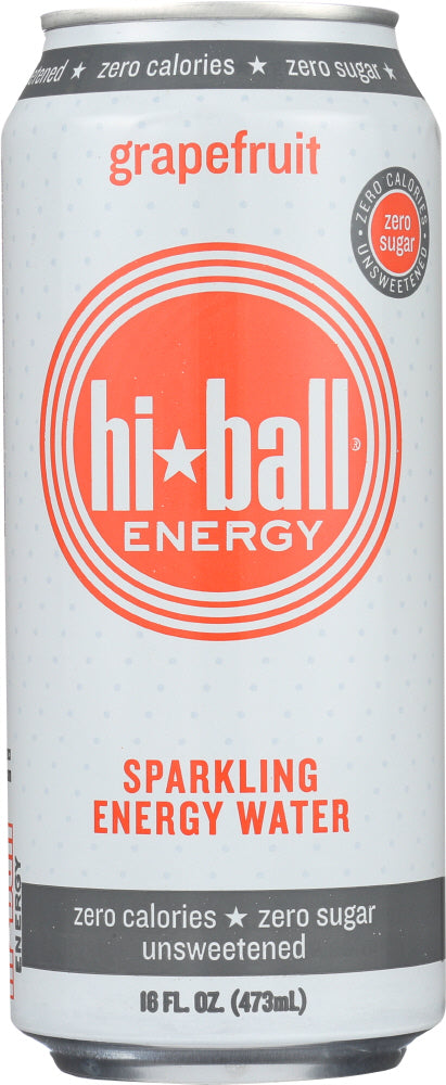 HI BALL ENERGY: Grapefruit Sparkling Energy Water, 16 oz - Vending Business Solutions