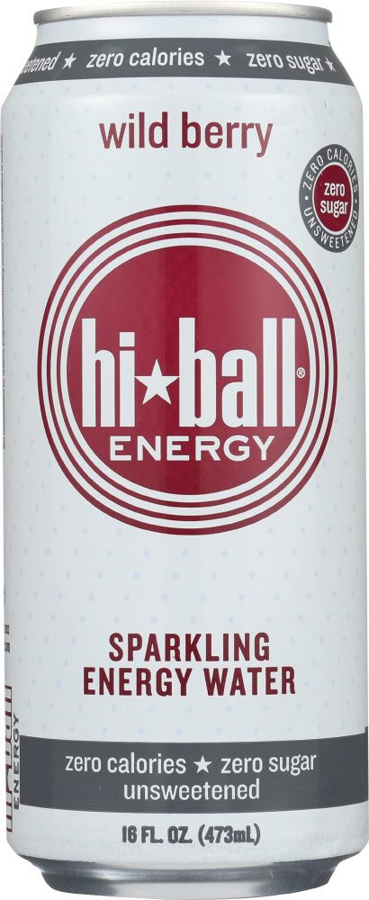 Hi Ball Energy Wild Berry Sparkling Energy Water, 16 Oz - Vending Business Solutions