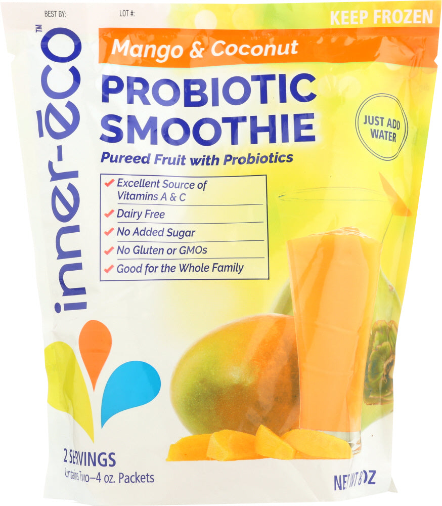 INNER ECO: Probiotic Smoothie Mango Coconut, 8 oz - Vending Business Solutions