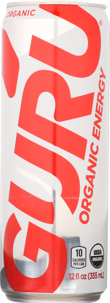 GURU: Lite 100% Natural Energy Drink, 12 Oz - Vending Business Solutions