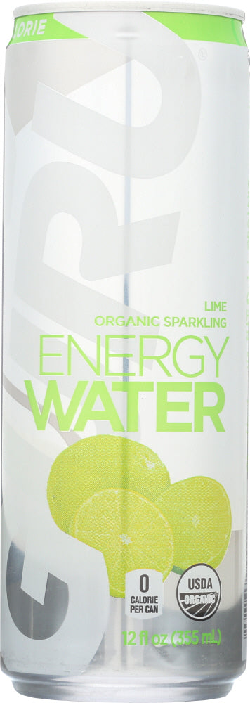 GURU: Water Sparkle Energy Lime Organic, 12 oz - Vending Business Solutions