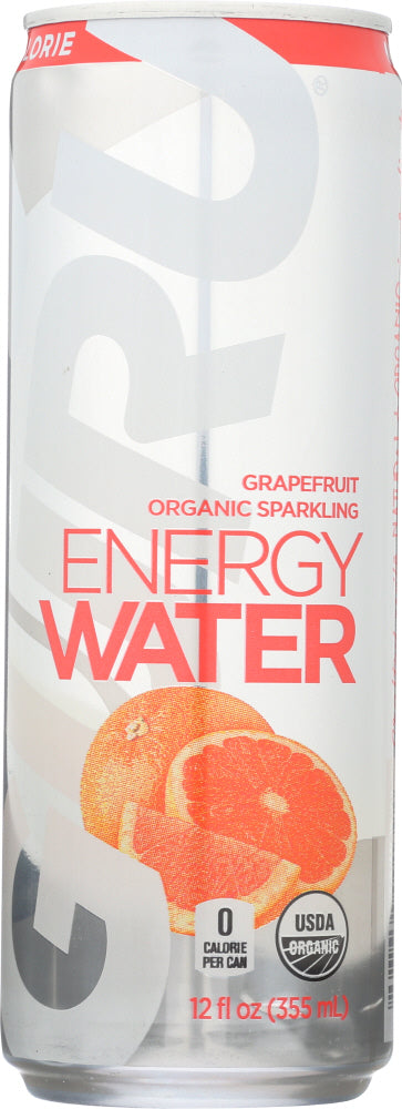 GURU: Water Sparkle Energy Grapefruit Organic, 12 oz - Vending Business Solutions