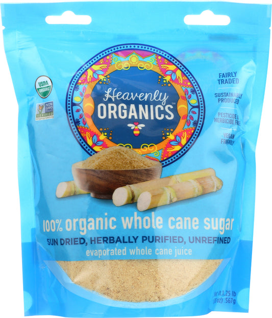 HEAVENLY ORGANICS: Organic Sugar, 20 oz - Vending Business Solutions