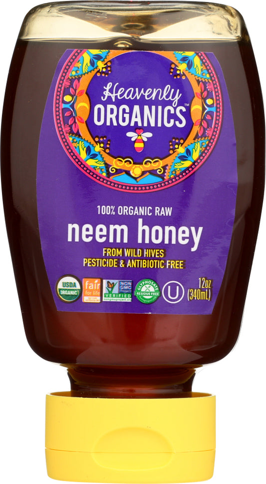 HEAVENLY ORGANICS: Neem Honey Squeeze Bottle, 12 oz - Vending Business Solutions