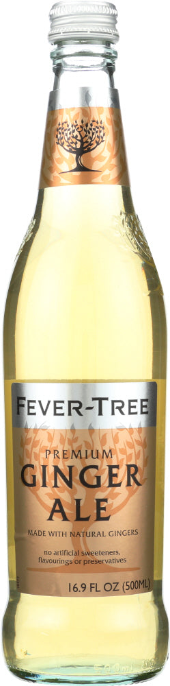 FEVER TREE: Soda Ginger Ale Premium, 16.9 fo - Vending Business Solutions
