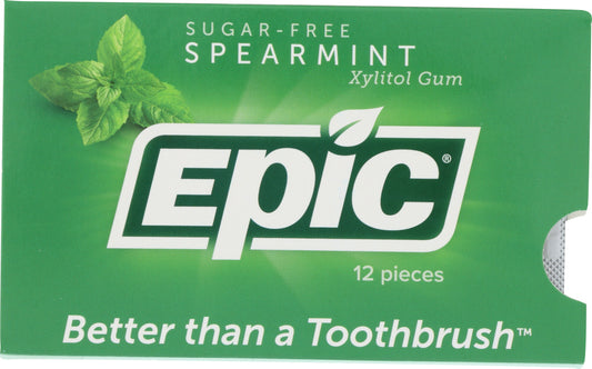 EPIC DENTAL: Gum Spearmint Xylitol, 12 pc - Vending Business Solutions
