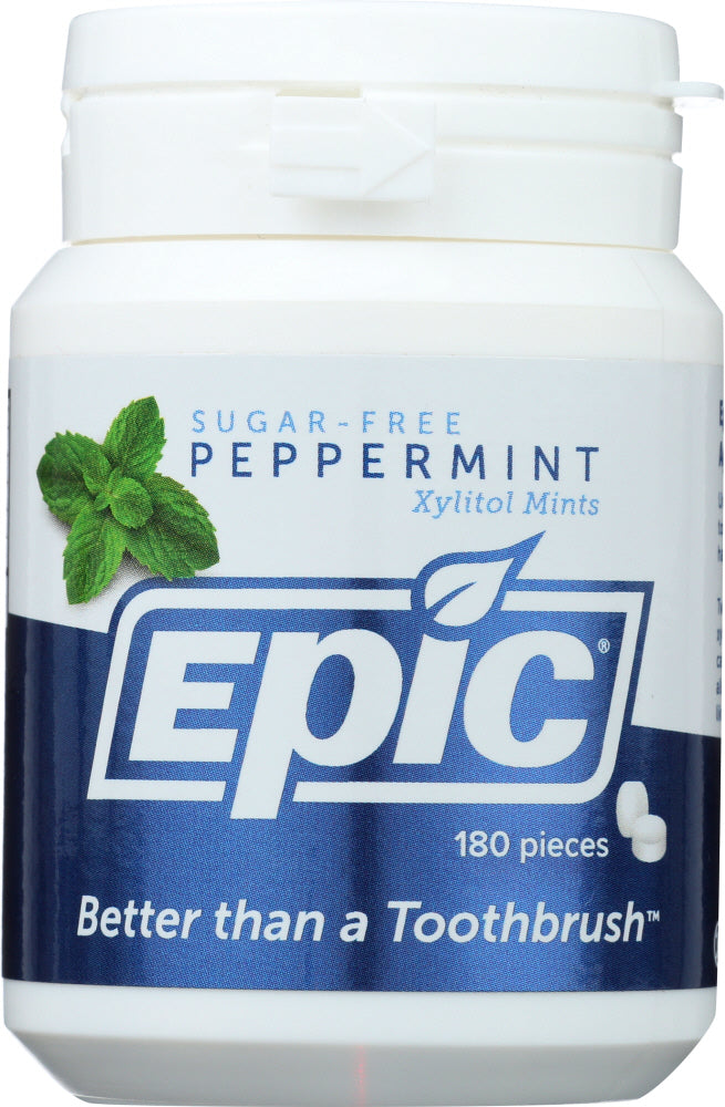 EPIC DENTAL: Peppermint Xylitol Mints, 180 pc - Vending Business Solutions