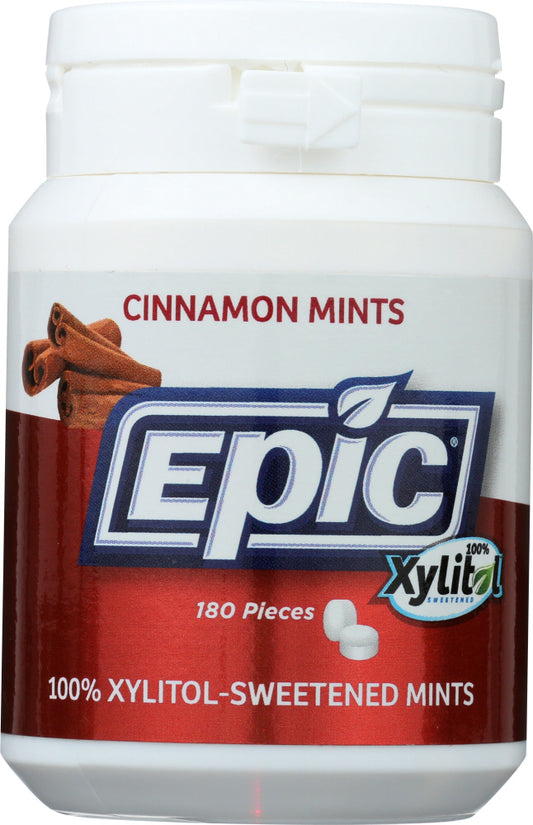 EPIC DENTAL: Cinnamon Xylitol Mints, 180 pc - Vending Business Solutions