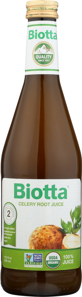 BIOTTA: Celery Root Juice, 16.9 oz - Vending Business Solutions