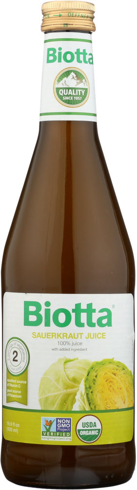 BIOTTA: Sauerkraut Juice, 16.9 Oz - Vending Business Solutions