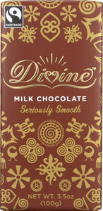 DIVINE CHOCOLATE: Milk Chocolate Bar, 3.5 oz - Vending Business Solutions