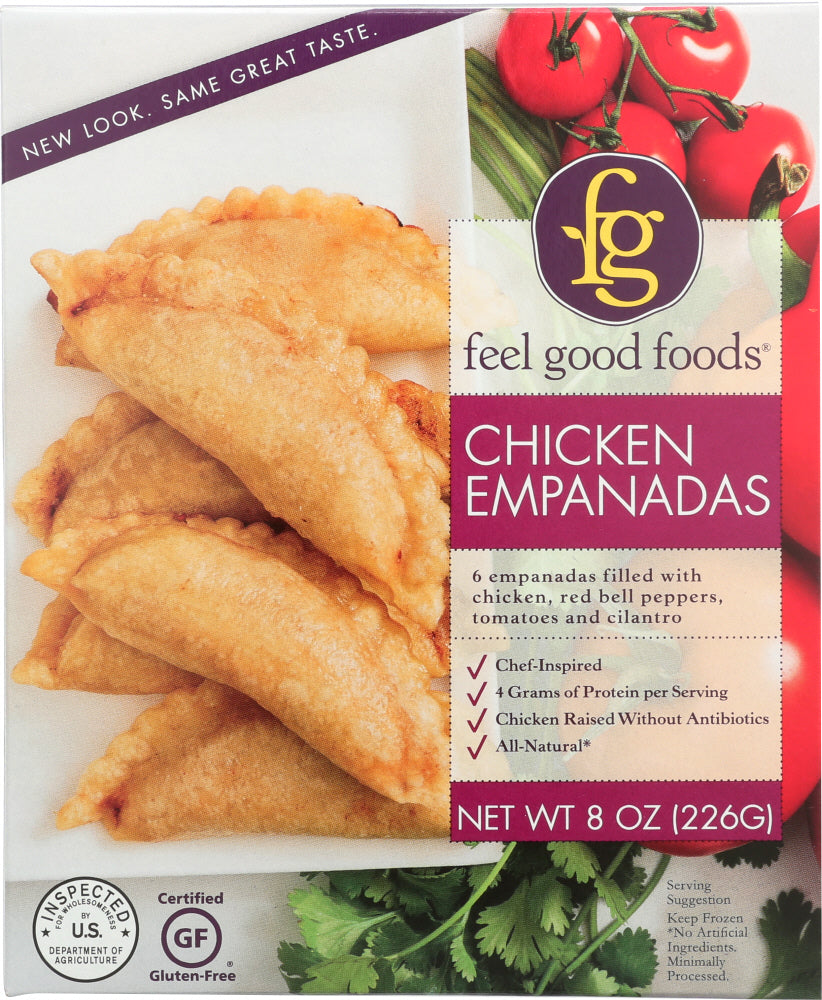 FEEL GOOD FOODS: Chicken Empanada, 8 oz - Vending Business Solutions
