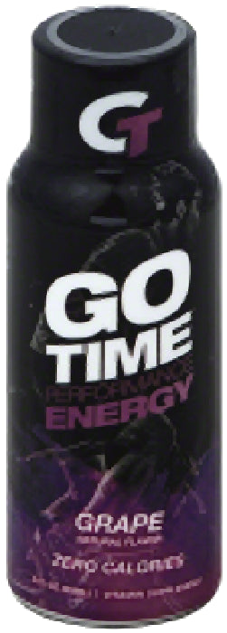GO TIME PERFORMANCE ENERGY: Energy Shot Grape, 2 oz - Vending Business Solutions