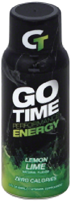 GO TIME PERFORMANCE ENERGY: Energy Shot Lemon Lime, 2 oz - Vending Business Solutions