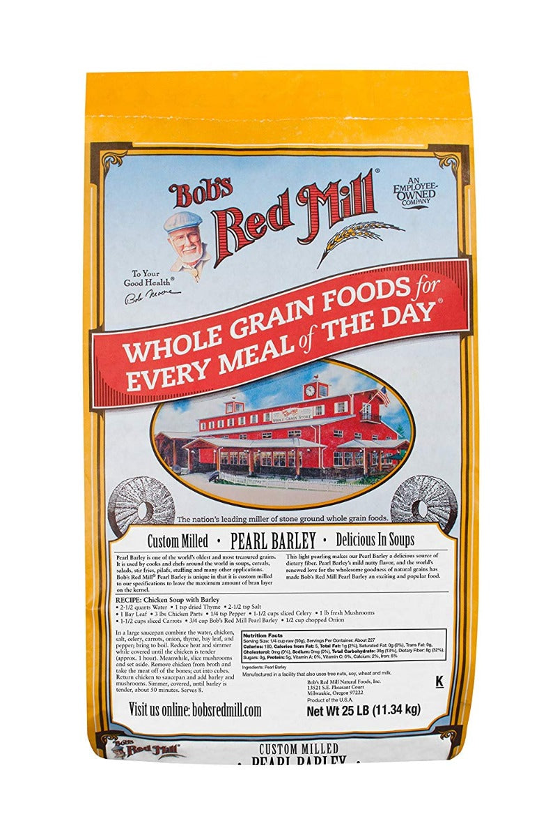 BOBS RED MILL: Barley Pearl, 25 lb - Vending Business Solutions