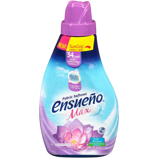 ENSUENO: Violet Bouquet Fabric Softener, 45 oz - Vending Business Solutions