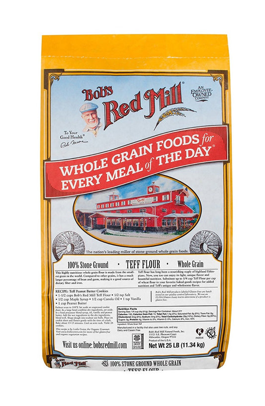 BOBS RED MILL: Teff Flour, 25 lb - Vending Business Solutions