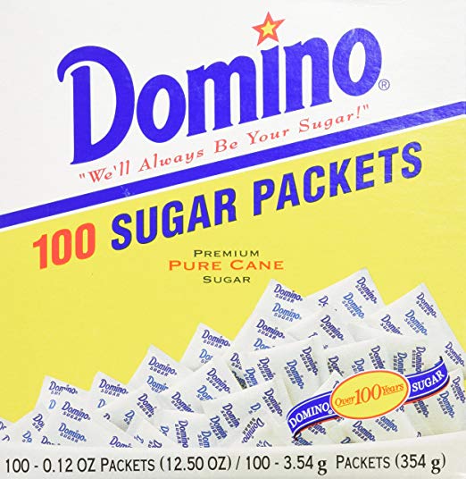 DOMINO: Sugar Packet 100 Packets, 12.5 oz - Vending Business Solutions