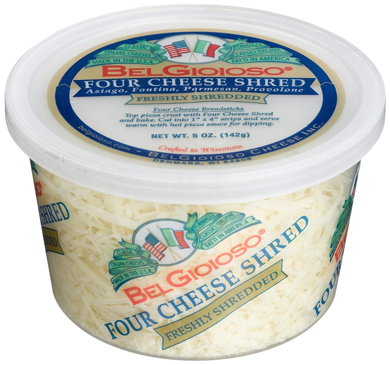 BELGIOIOSO: Four Cheese Shredded, 5 oz - Vending Business Solutions