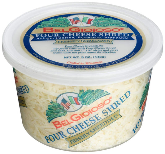 BELGIOIOSO: Four Cheese Shredded, 5 oz - Vending Business Solutions