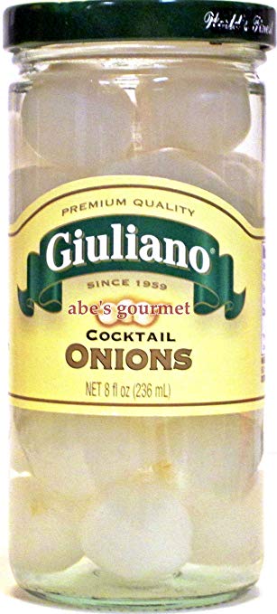 GIULIANO: Cocktail Onions, 8 oz - Vending Business Solutions