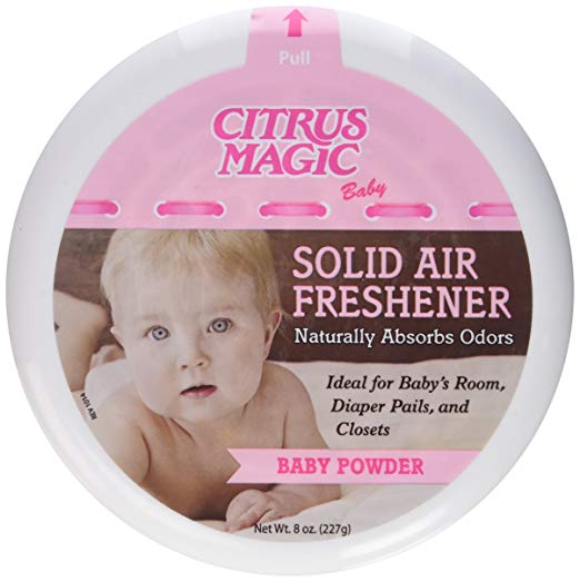 CITRUS MAGIC: Air Freshener Solid Baby Powder, 8 oz - Vending Business Solutions