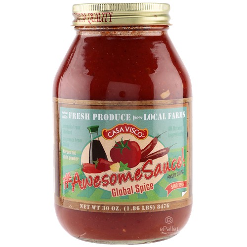 CASA VISCO: Awesome Sauce Global Spice, 30 oz - Vending Business Solutions