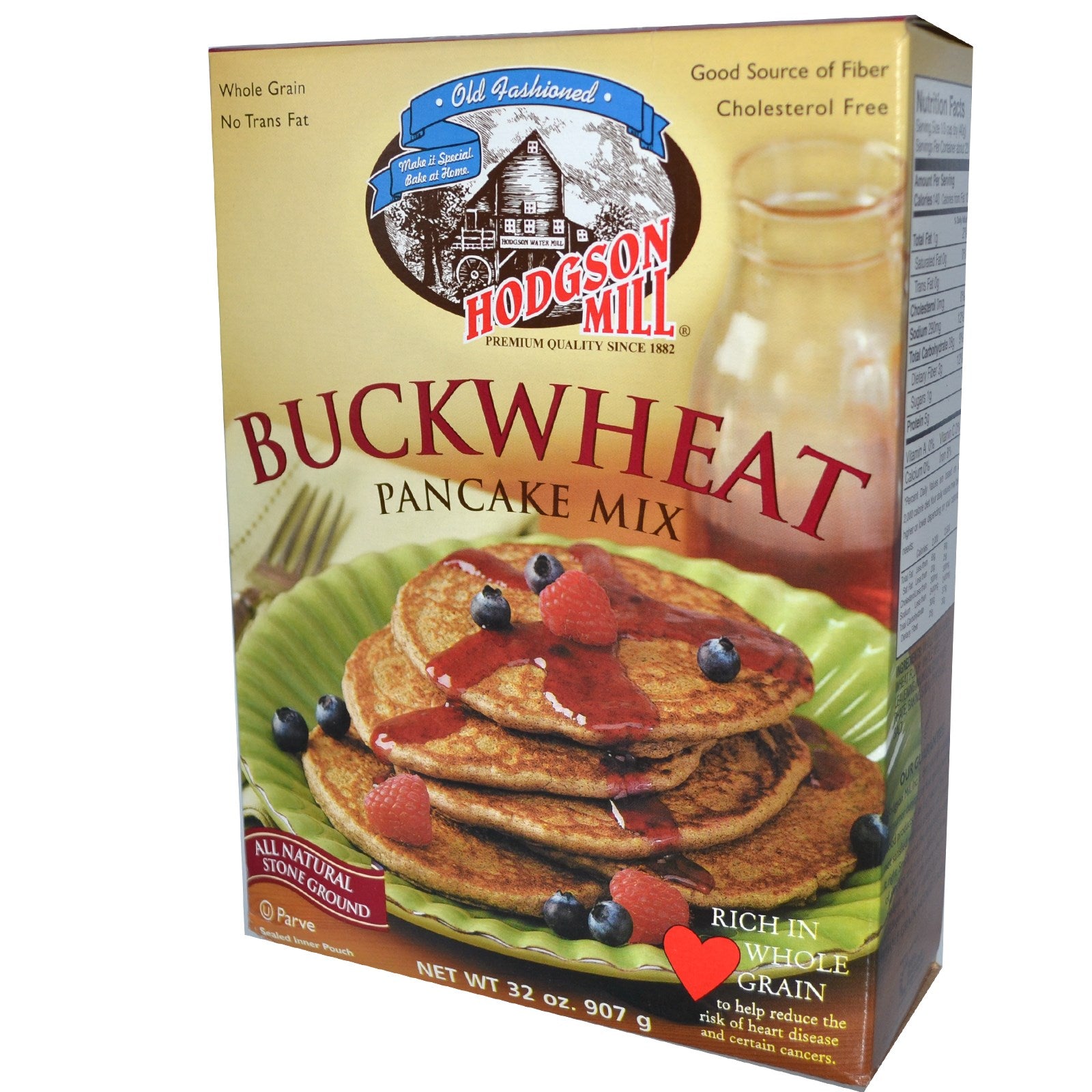 HODGSON MILL: Old Fashioned Buckwheat Pancake Mix, 32 oz - Vending Business Solutions
