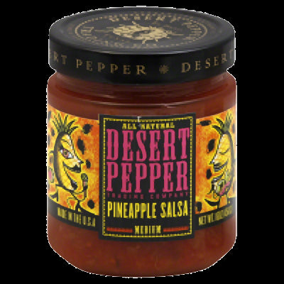 DESERT PEPPER: Salsa Medium Pineapple, 16 oz - Vending Business Solutions