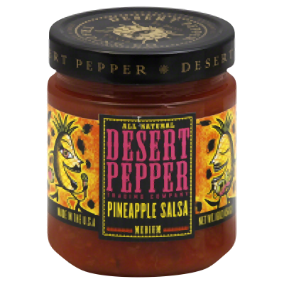 DESERT PEPPER: Salsa Medium Pineapple, 16 oz - Vending Business Solutions