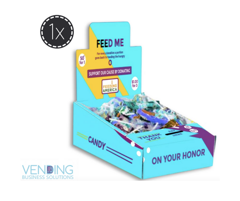 Blue Charity Honor Box Warranty Program - Vending Business Solutions