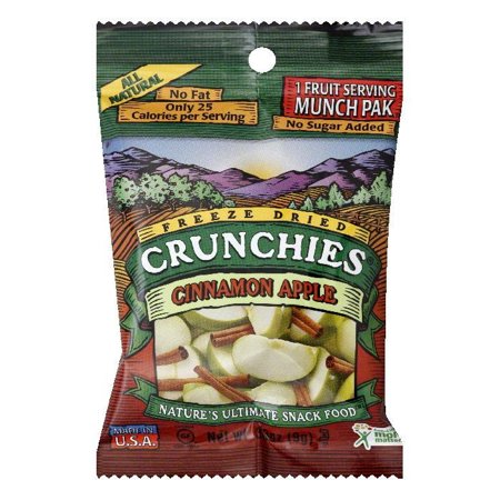 CRUNCHIES: Fruit Freeze Dried Cinnamon Apple Snacks, 0.33 oz - Vending Business Solutions